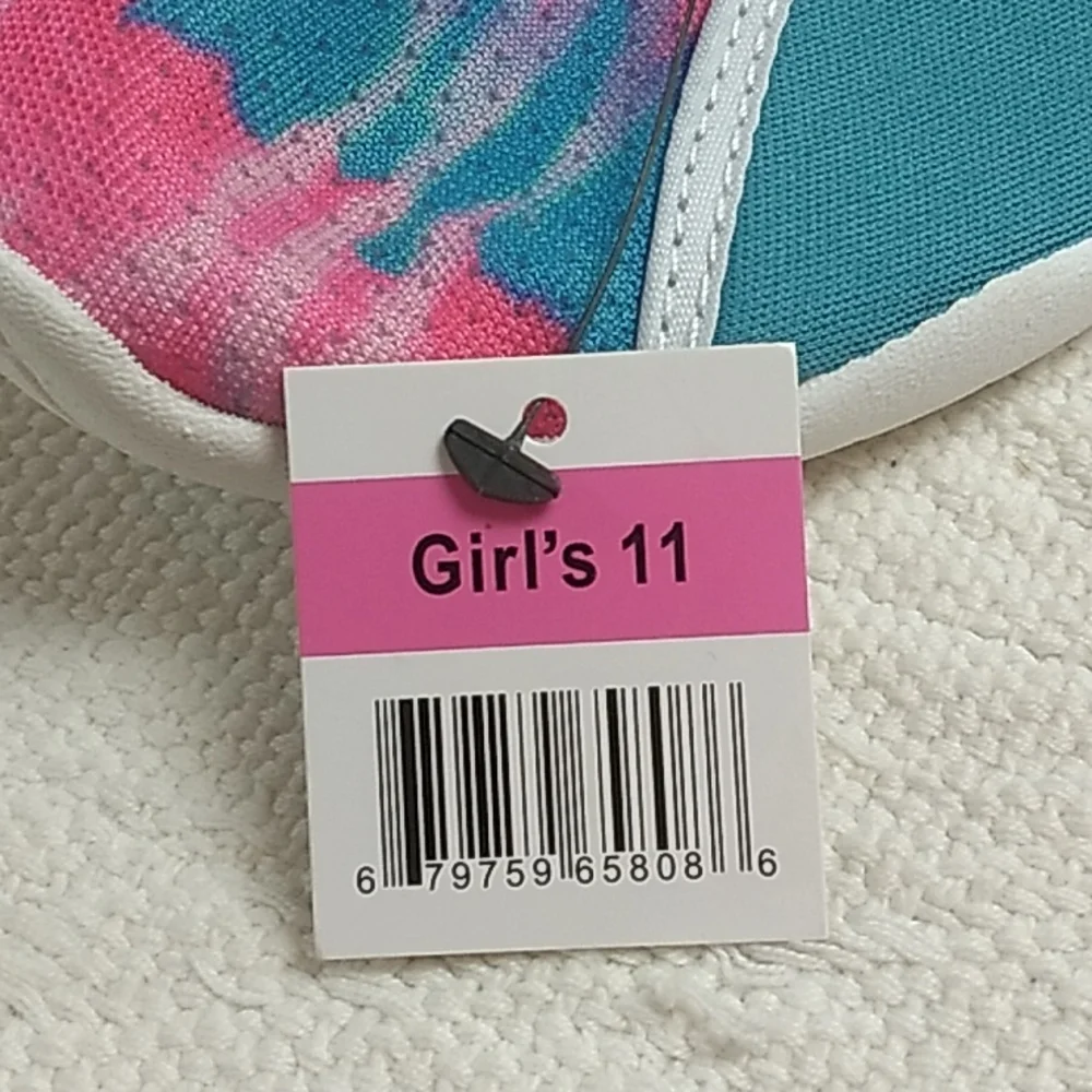 Girls Water Shoes Brand New Pink & Blue Size 11 Toddler